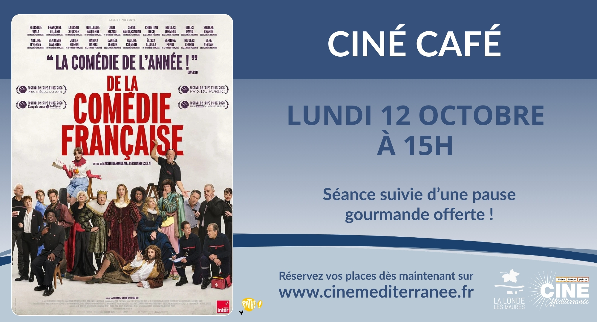 Ciné café - DE LA COMÉDIE FRANÇAISE