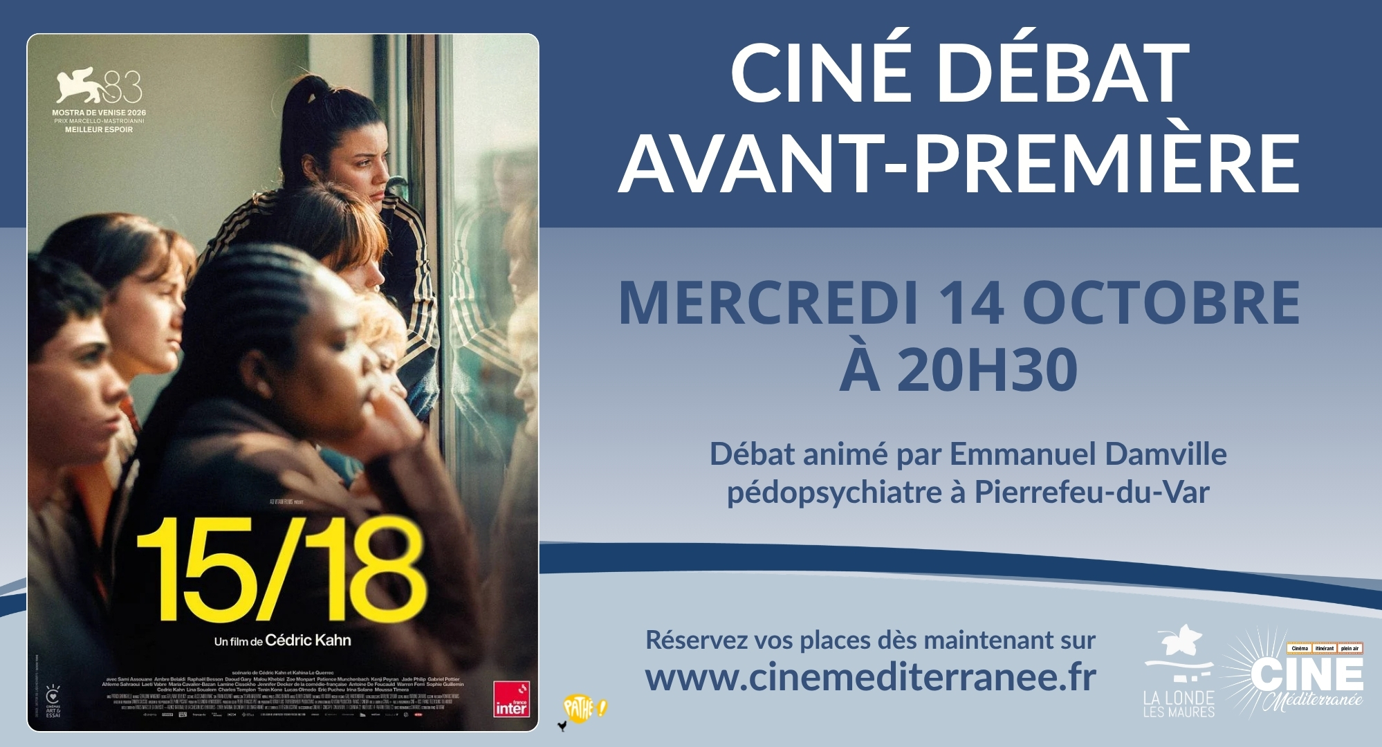 Ciné débat / avant-première - 15/18