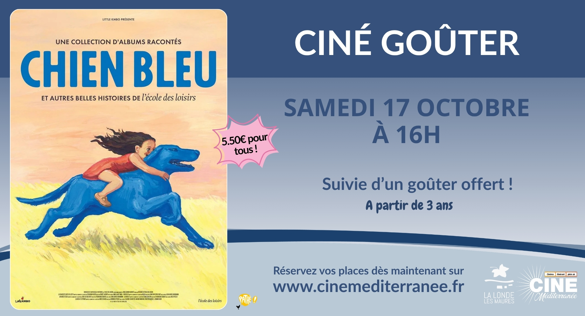 Ciné goûter - CHIEN BLEU